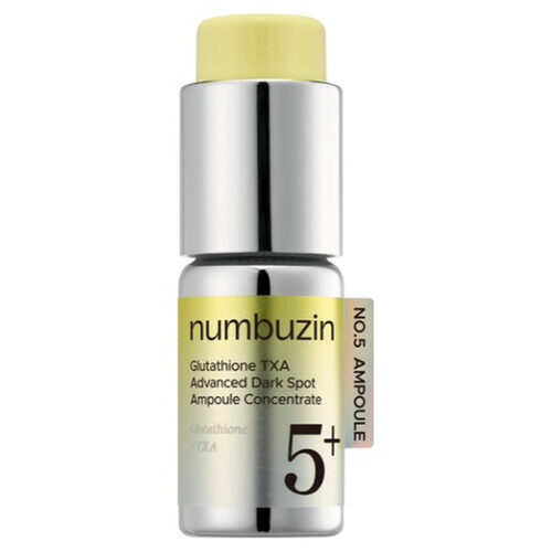 Seruma koncentrāts ādas toņa izlīdzināšanai un cīņai ar pigmentāciju Numbuzin No.5 Glutathione TXA Advanced Dark Spot Ampoule Concentrate